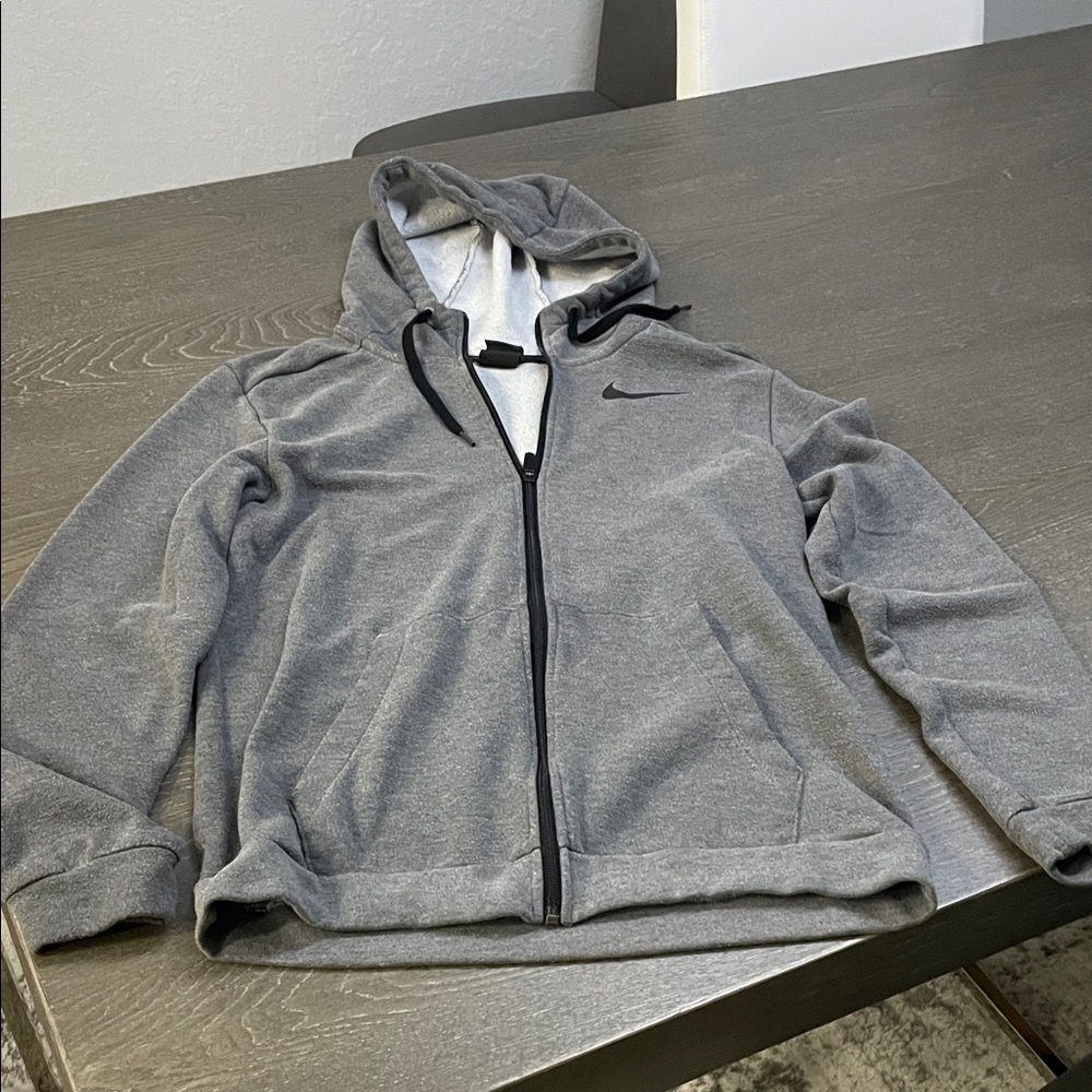 Nike Men's Heather Gray Hoodie Jacket